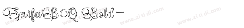 SerifaBQ Bold字体转换 SerifaBQ Bold字体转换